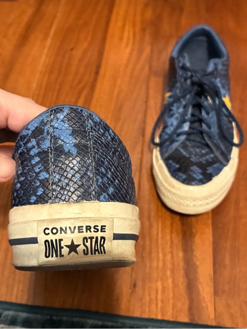 Converse Sneakers with Yellow star Accent - Picture 5 of 5